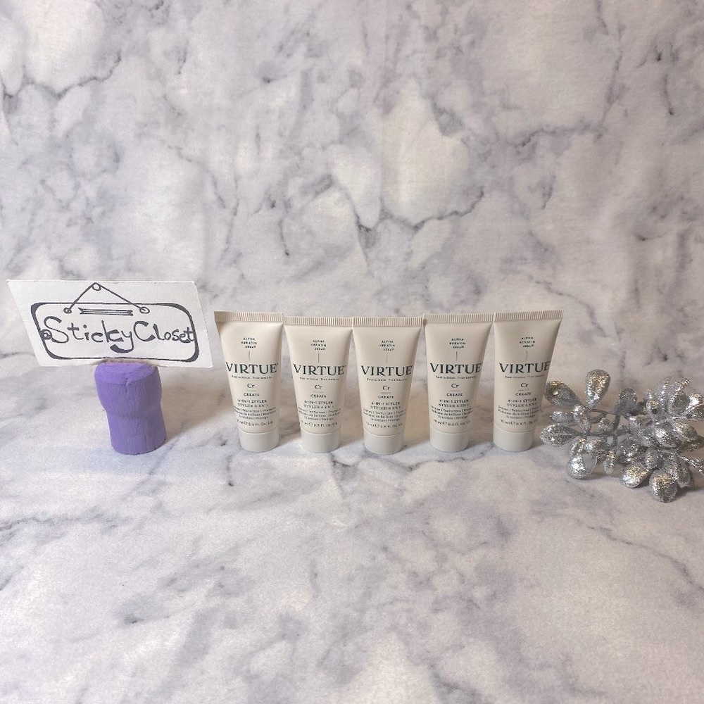 VIRTUE Haircare Gift Set-Create6-in-1Styler Minis,heat-protected styling-5pc-NEW
